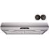 Winflo 30 in. 480 CFM Convertible Under Cabinet Range Hood in Stainless Steel with Mesh, Charcoal Filters and Touch Controls