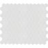 MSI White 2 in. Hexagon 11 in. x 11 in. x 0.25 in. Matte Porcelain Mesh-Mounted Mosaic Tile (12.96 sq. ft. / Case)