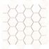 MSI White 2 in. Hexagon 11 in. x 11 in. x 0.25 in. Matte Porcelain Mesh-Mounted Mosaic Tile (12.96 sq. ft. / Case)