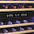 Newair 24 In. 46-Bottle Dual-Zone Wine Cooler W/ Beech Shelves (Black Stainless)