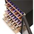 Newair 24 In. 46-Bottle Dual-Zone Wine Cooler W/ Beech Shelves (Black Stainless)