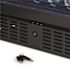 NewAir 24 Inch Built-In 177 Can Beverage Fridge In Black Stainless Steel