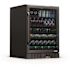NewAir 24 Inch Built-In 177 Can Beverage Fridge In Black Stainless Steel