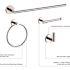 Design House Graz Single Robe Hook in Satin Nickel