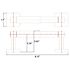 Design House Karsen Double Post Toilet Paper Holder in Polished Chrome