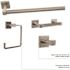 Design House Karsen Double Post Toilet Paper Holder in Polished Chrome