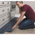 Foss Gray Commercial/Residential 9 in. x 36 in. Peel and Stick Carpet Tile Plank 16 Tiles/Case (36 sq. ft.)
