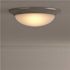 Commercial Electric Commercial Electric 11 in. Contemporary Brushed Nickel Dimmable Integrated LED Flush Mount for Kitchens