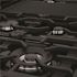 ZLINE Kitchen and Bath Porcelain 48" Gas Stovetop in Black Stainless with 7-Gas Burners and Griddle