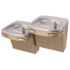 OASIS Barrier-Free Versacooler II Push-Button Refrigerated Drinking Fountain Faucet in Sandstone Powder Finish