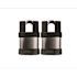Total Guard 1-3/4 in. Bolt Cutter Proof High Security Keyed Padlock W 1-1/8 in. Shackle Weather Resistant (2-Pack)