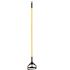 Alpine Industries 55 in. Quick Change Metal Mop Handle in Yellow