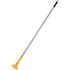 Alpine Industries 55 in. Jaw-Style Fiberglass Mop Handle in Gray