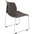 National Public Seating 8800 Series Charcoal Cafetorium Plastic Stack Chair