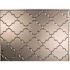 Fasade Monaco 24.25 in. x 18.25 in. Vinyl Backsplash in Brushed Nickel