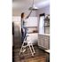 Gorilla Ladders 3-Step Steel Lightweight Step Stool Ladder 225 lbs. Load Capacity Type II Duty Rating (9ft. Reach Height)