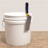 QEP 6 in. x 2 in. Comfort Grip Flat Margin Flooring Trowel with Bucket Hook