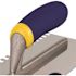 QEP 1/4 in. x 3/8 in. x 1/4 in. Comfort Grip Stainless Steel Square-Notch Flooring Trowel