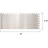 QEP 1/4 in. x 3/8 in. x 1/4 in. Comfort Grip Stainless Steel Square-Notch Flooring Trowel