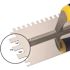 QEP 1/4 in. x 3/8 in. x 1/4 in. Comfort Grip Stainless Steel Square-Notch Flooring Trowel