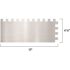 QEP 1/2 in. x 1/2 in. x 1/2 in. Comfort Grip Stainless Steel Square-Notch Flooring Trowel