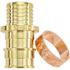 Apollo 3/4 in. Brass PEX-A Barb x Polybutylene Coupling