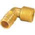 Apollo 1/2 in. x 1/2 in. MNPT PEX-A Barb Brass 90-Degree Male Elbow Fitting