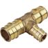 Apollo 3/4 in. x 3/4 in. x 1/2 in. Brass PEX-A Barb Reducing Tee Fitting