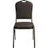 National Public Seating 9300-Series Ebony Black Deluxe Fabric Upholstered Stack Chair (2-Pack)