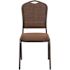 National Public Seating 9300-Series Chocolatier Deluxe Fabric Upholstered Stack Chair (2-Pack)