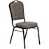 National Public Seating 9300-Series Natural Greystone Deluxe Fabric Upholstered Stack Chair (2-Pack)