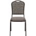 National Public Seating 9300-Series Natural Greystone Deluxe Fabric Upholstered Stack Chair (2-Pack)