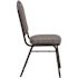 National Public Seating 9300-Series Natural Greystone Deluxe Fabric Upholstered Stack Chair (2-Pack)