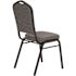 National Public Seating 9300-Series Natural Greystone Deluxe Fabric Upholstered Stack Chair (2-Pack)