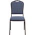 National Public Seating 9300-Series Natural Blue Deluxe Fabric Upholstered Stack Chair (2-Pack)