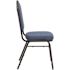 National Public Seating 9300-Series Natural Blue Deluxe Fabric Upholstered Stack Chair (2-Pack)