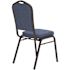 National Public Seating 9300-Series Natural Blue Deluxe Fabric Upholstered Stack Chair (2-Pack)