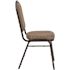 National Public Seating 9300-Series Natural Taupe Deluxe Fabric Upholstered Stack Chair (2-Pack)