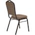 National Public Seating 9300-Series Natural Taupe Deluxe Fabric Upholstered Stack Chair (2-Pack)