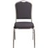 National Public Seating 9300-Series MIdnight Blue Deluxe Fabric Upholstered Stack Chair (2-Pack)