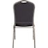 National Public Seating 9300-Series MIdnight Blue Deluxe Fabric Upholstered Stack Chair (2-Pack)