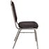 National Public Seating 9300-Series Diamond Navy Deluxe Fabric Upholstered Stack Chair (2-Pack)