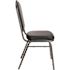 National Public Seating 9300-Series Midnight Blue Deluxe Vinyl Upholstered Stack Chair (2-Pack)