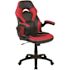 Red/Black X10 High-Back Leather Soft Gaming Chair with Headrest and Flip-Up Arms, Ergonomic Racing Style Computer Chair