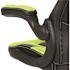 Carnegy Avenue Neon Green LeatherSoft Upholstery Racing Game Chair