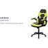 Carnegy Avenue Neon Green LeatherSoft Upholstery Racing Game Chair