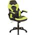 Carnegy Avenue Neon Green LeatherSoft Upholstery Racing Game Chair