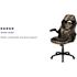 Carnegy Avenue Camouflage LeatherSoft Upholstery Racing Game Chair