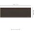 MSI Metallic Gray Bevel 4 in. x 12 in. Glossy Glass Subway Wall Tile (5 sq. ft./Case)