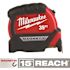 Milwaukee 35 ft. x 1-1/16 in. Compact Magnetic Tape Measure with 15 ft. Reach